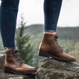 Thursday Boots Co Women's Handmade Leather Captain Boots
